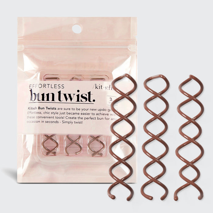 Bun Twist 3pc (castanho)