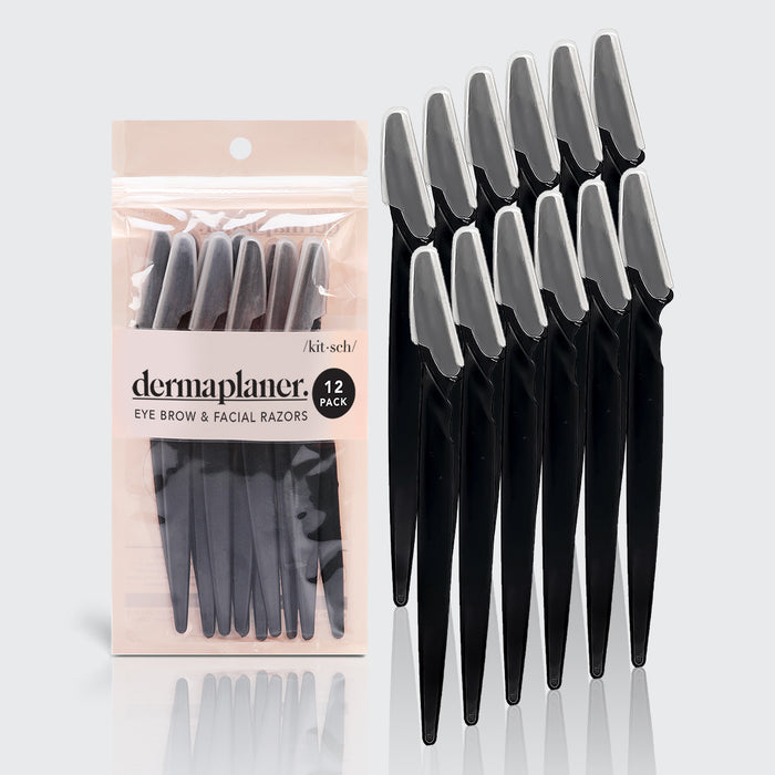 Dermaplaning Tool 12pk | Eco-Friendly Black