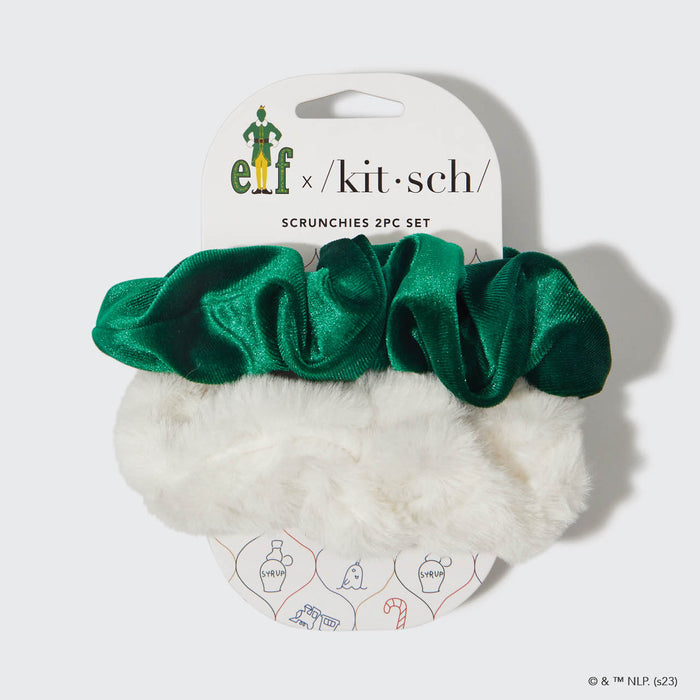 Conjunto de 2 unidades de elf x Kitsch Scrunchies