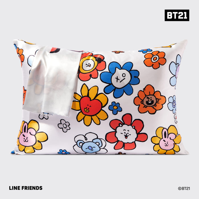 BT21 meets Kitsch Funda de almohada de satén - RJ