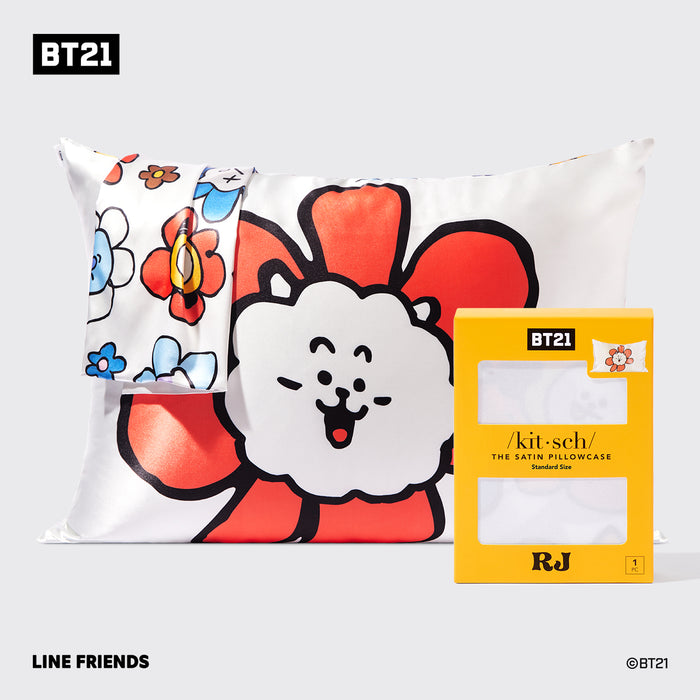 BT21 meets Kitsch Funda de almohada de satén - RJ