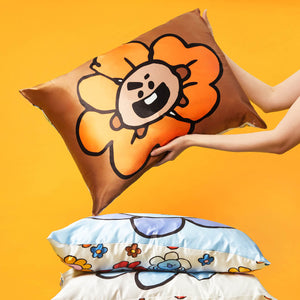 Fronha de cetim BT21 encontra Kitsch - SHOOKY