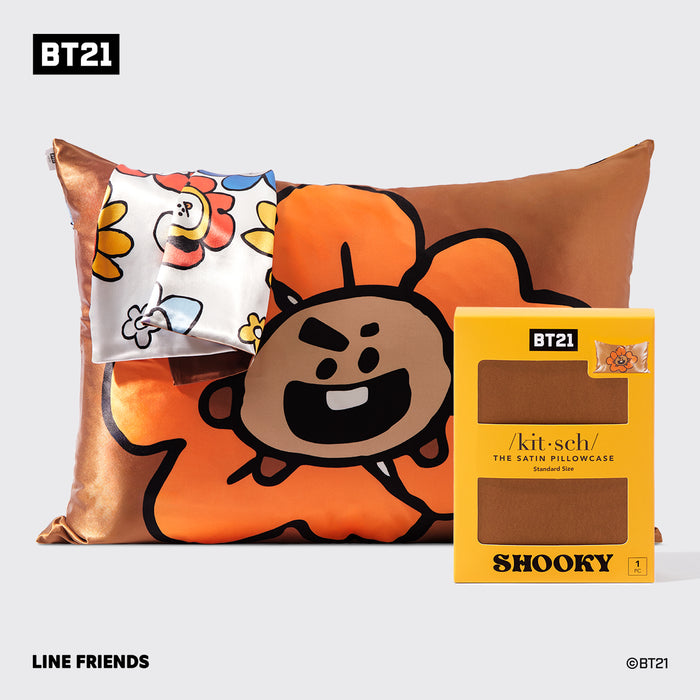 BT21 meets Kitsch Satin Pillowcase - SHOOKY