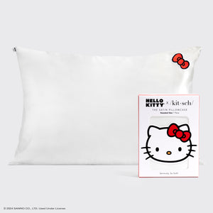 Federa in raso Kitsch x Hello Kitty - Fiocco Hello Kitty avorio