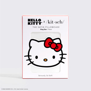 Fronha Hello Kitty x Kitsch King - Laço Hello Kitty Marfim Sólido