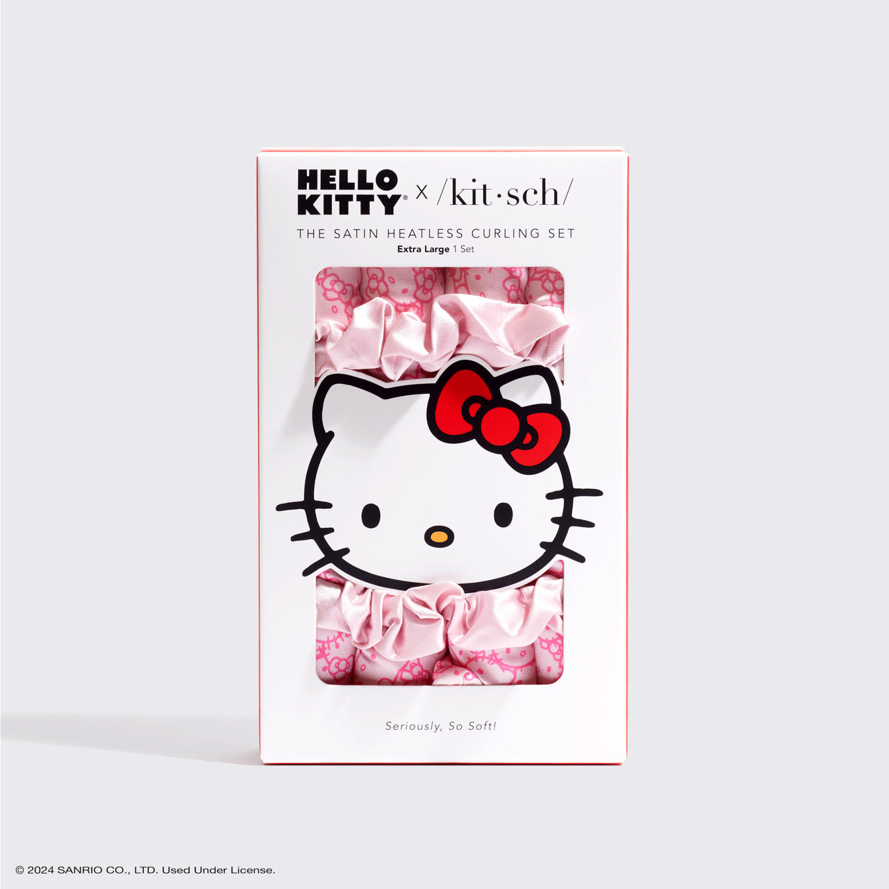 Kitsch x Hello Kitty XL Heatless Curling Set - Hello Kitty Faces