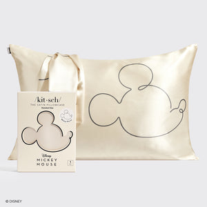 Mickey/ Minnie x Kitsch Pillowcase Standard Mr. Mouse