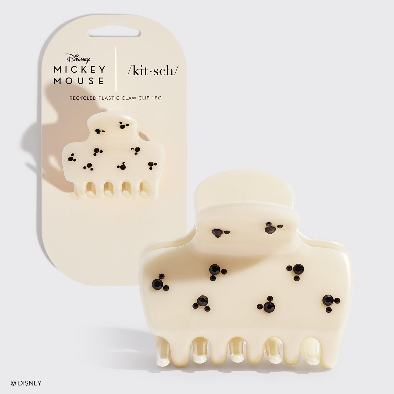 Mickey/Minnie x Kitsch Cloud Clip - Creme