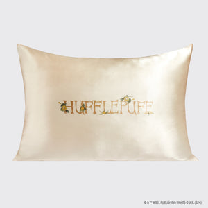 Harry Potter x Kitsch Funda de Almohada de Satén Estándar - Hufflepuff