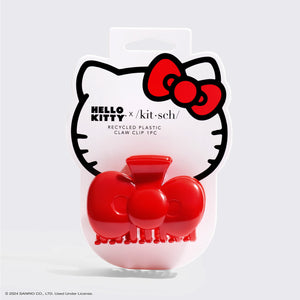 Hello Kitty x Kitsch Pinza de plástico reciclado en forma de lazo 1pc