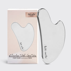 Gua Sha em aço inoxidável