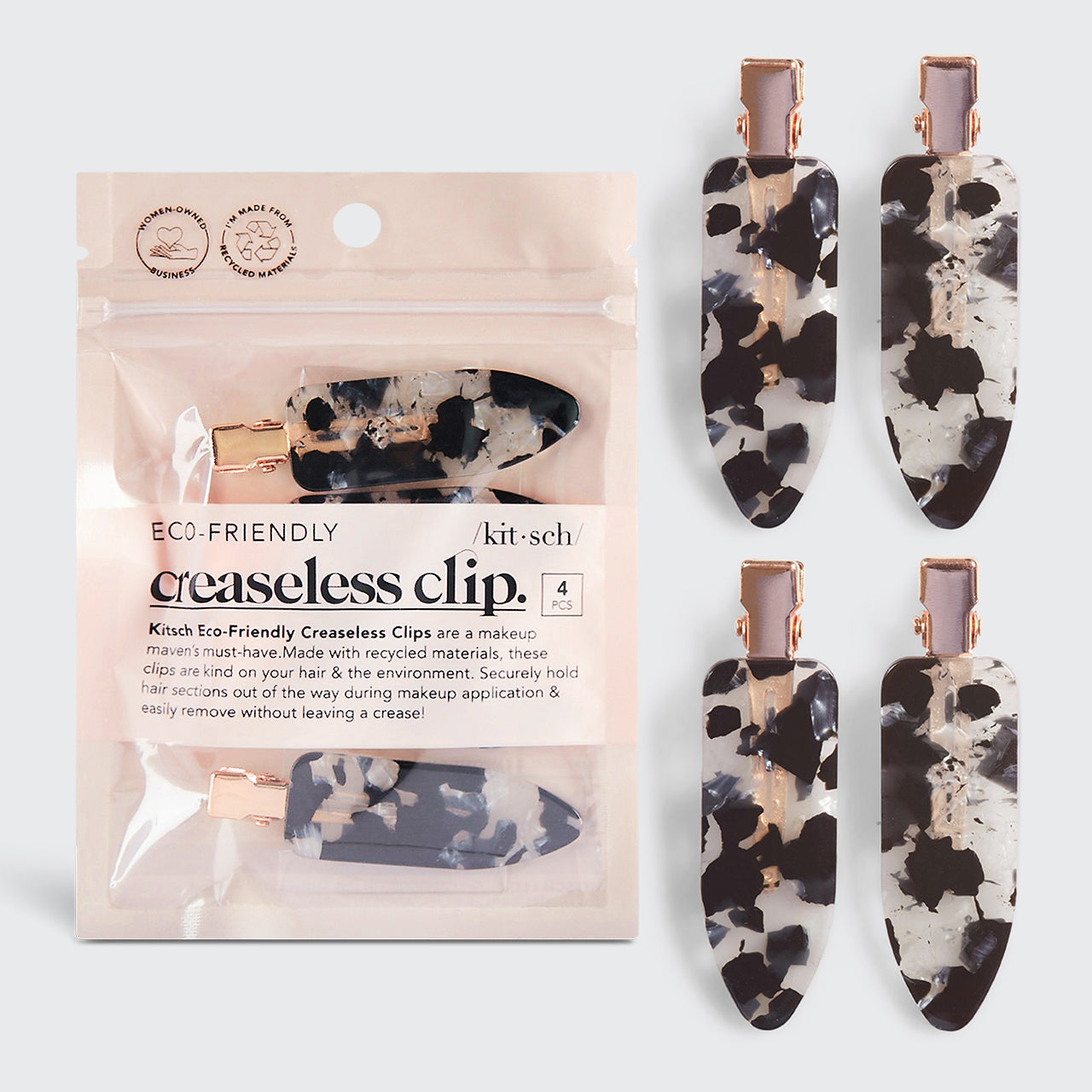 Creaseless Hair Clips 4pc Set