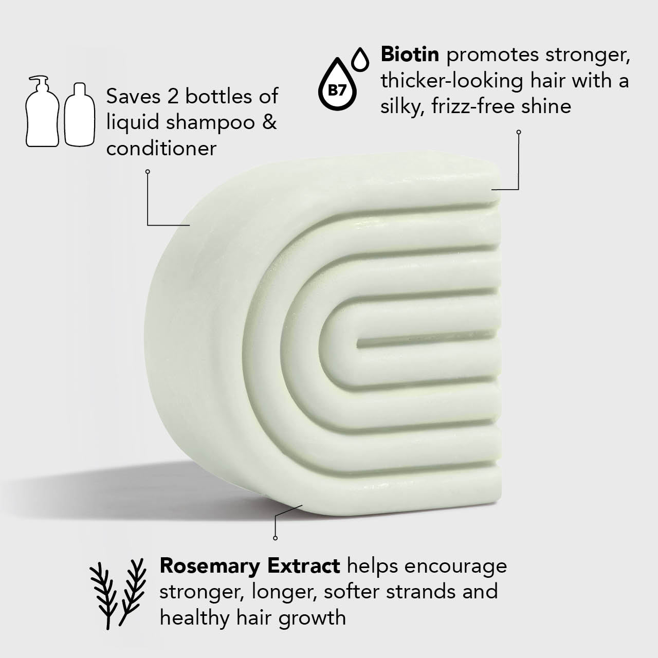 Rosemary & Biotin Volumizing Shampoo & Conditioner Combo