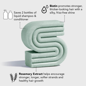 Shampoo + Condicionador + Sabonete Líquido + Saboneteira Alecrim e Biotina