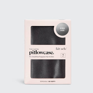 King Pillowcase - Charcoal